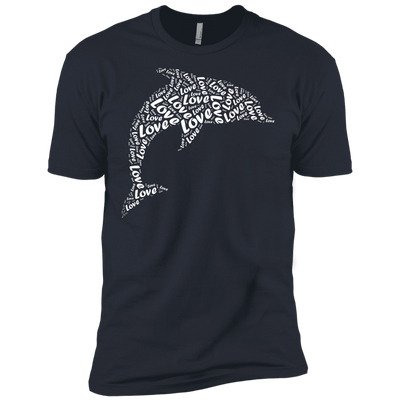 I Love Dolphin-T-Shirt & Hoodie-Premium T-Shirt-Indigo
