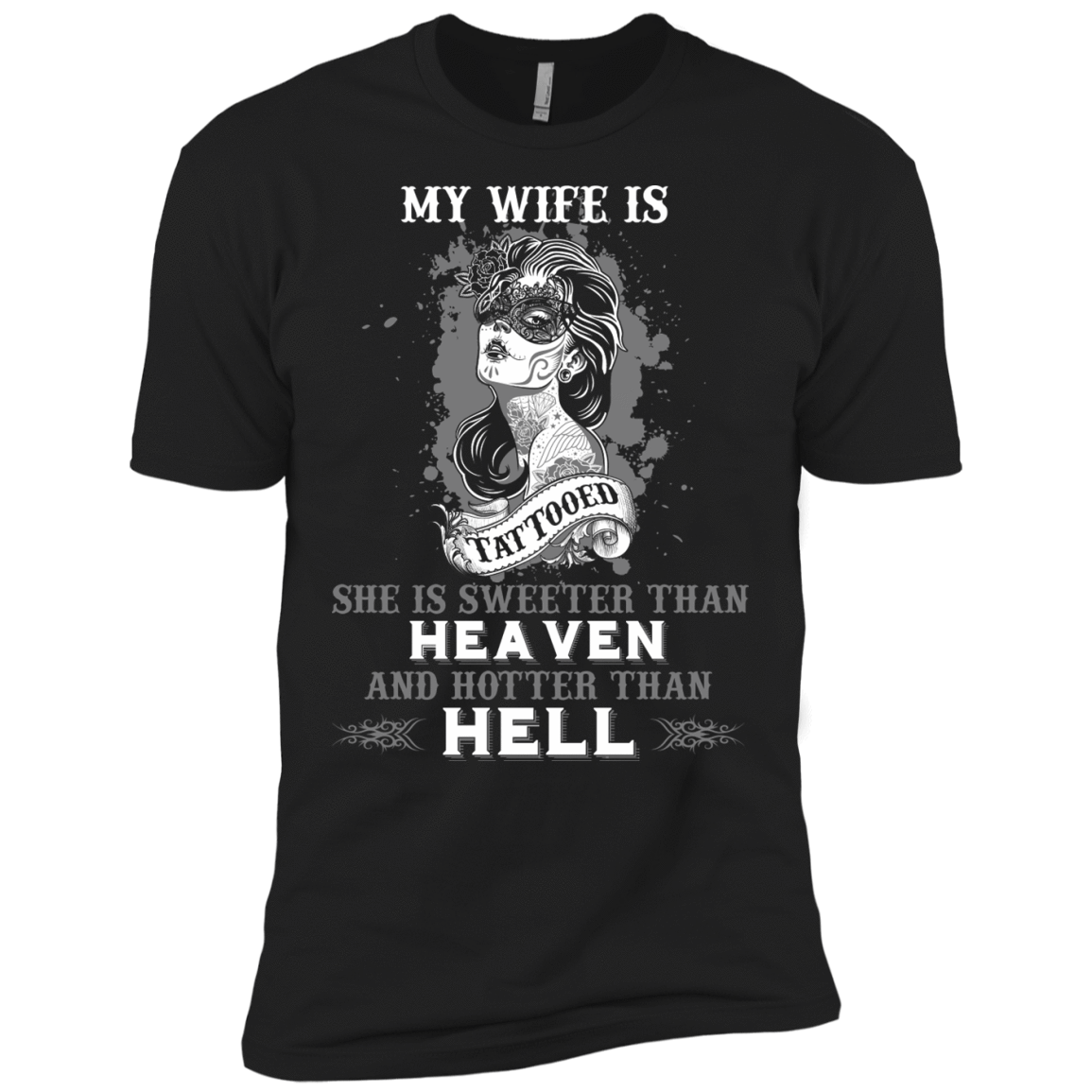 My Wife Is Tattooted-T-Shirt & Hoodie-Premium T-Shirt-Black