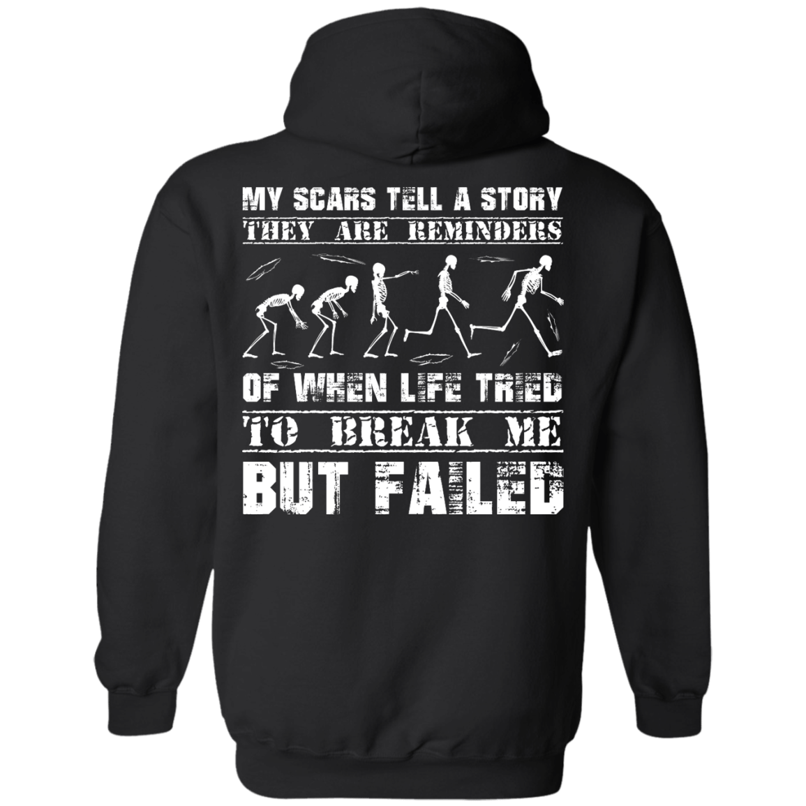 My Scars Tell A Story-T-Shirt & Hoodie-Pullover Hoodie-Black