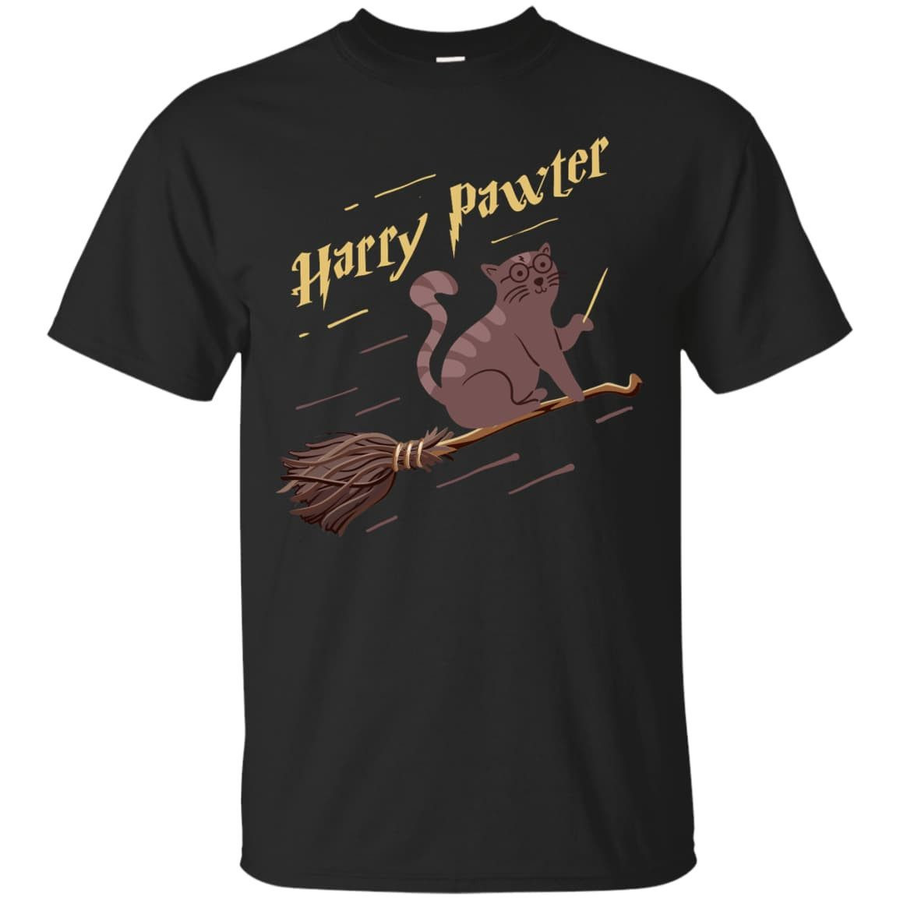 Harry Pawter Cat Lover-T-Shirt & Hoodie-Classic T-Shirt-Black