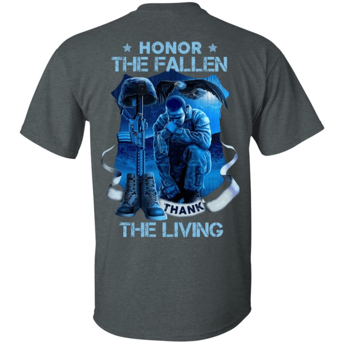 Honnor The Fallen-T-Shirt & Hoodie-Classic T-Shirt-Dark Heather