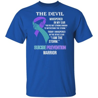 I Am The Storm Support Suicide Prevention Awareness-T-Shirt & Hoodie-Classic T-Shirt-Royal