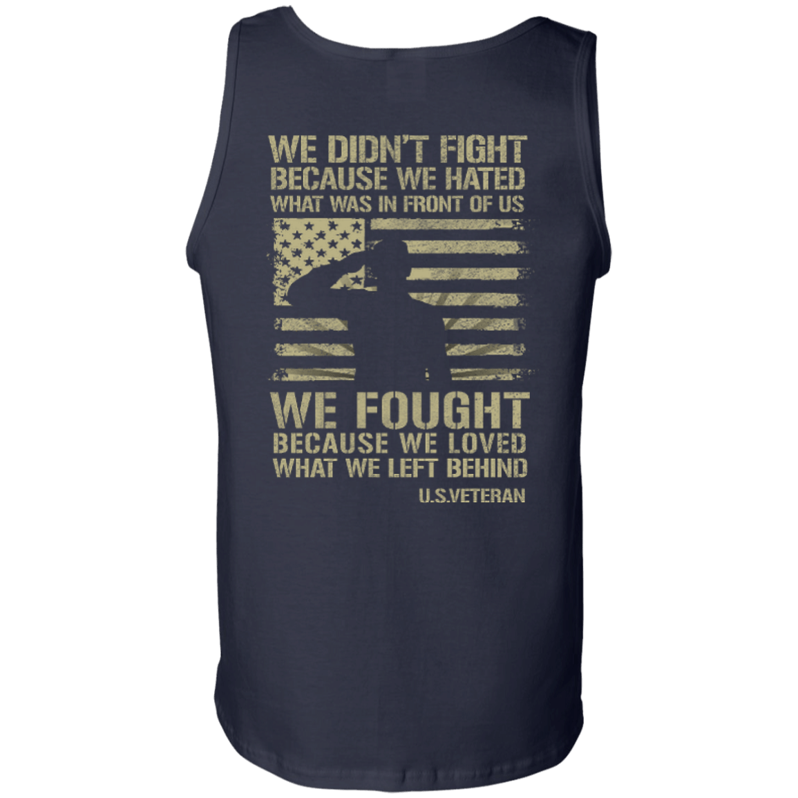 US Veteran Affairs-T-Shirt & Hoodie-Unisex Tank-Navy