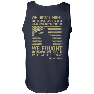 US Veteran Affairs-T-Shirt & Hoodie-Unisex Tank-Navy