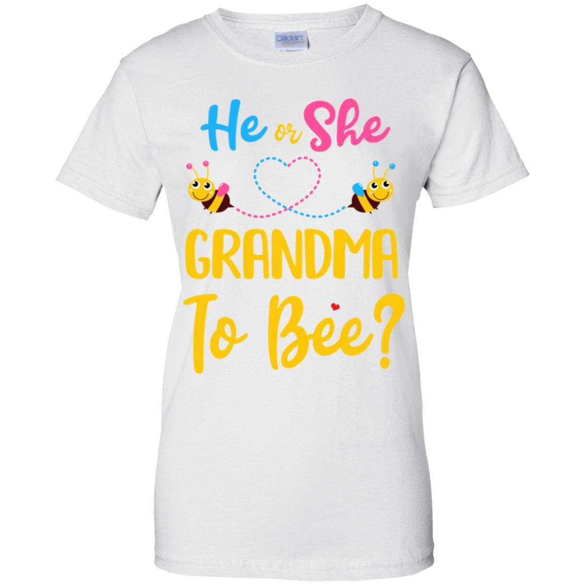 Gender Reveal Pink Blue What Will It Bee He Or She Grandma