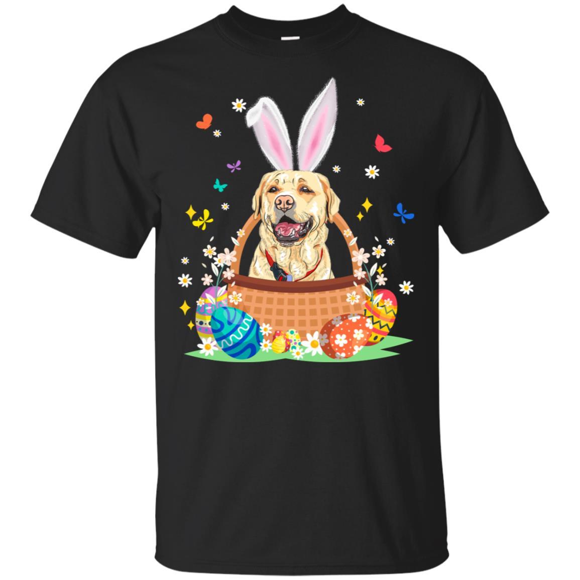Labrador Bunny Hat Rabbit Easter Eggs