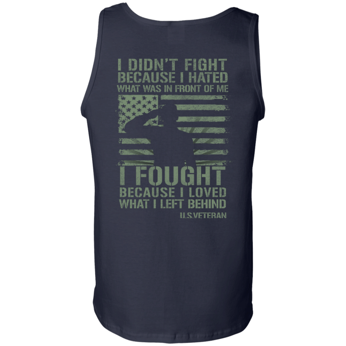 US Veteran Affairs-T-Shirt & Hoodie-Unisex Tank-Navy
