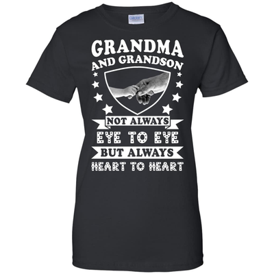 Grandma And Grandson Not Always Eye To Eye-T-Shirt & Hoodie-Women's T-Shirt-Black