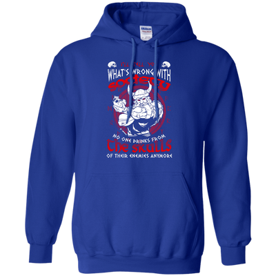 VIKING I'LL TELL YOU What's Wrong With Society-T-Shirt & Hoodie-Pullover Hoodie-Royal