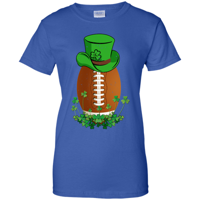 Shamrock Football Leprechaun St Patricks Day-T-Shirt & Hoodie-Women's T-Shirt-Royal