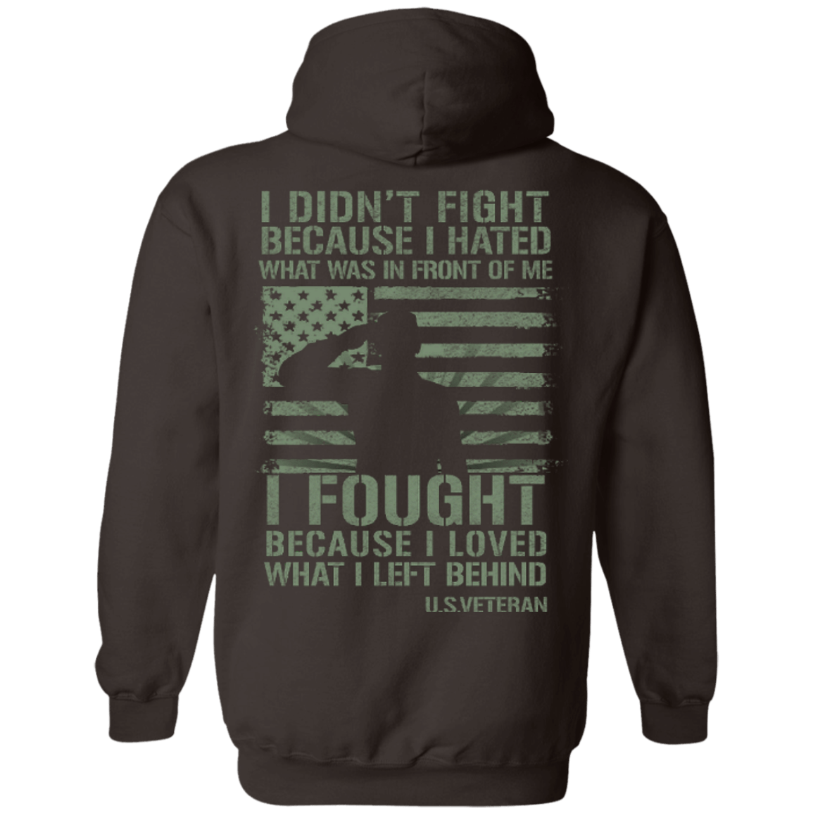 US Veteran Affairs-T-Shirt & Hoodie-Pullover Hoodie-Dark Chocolate