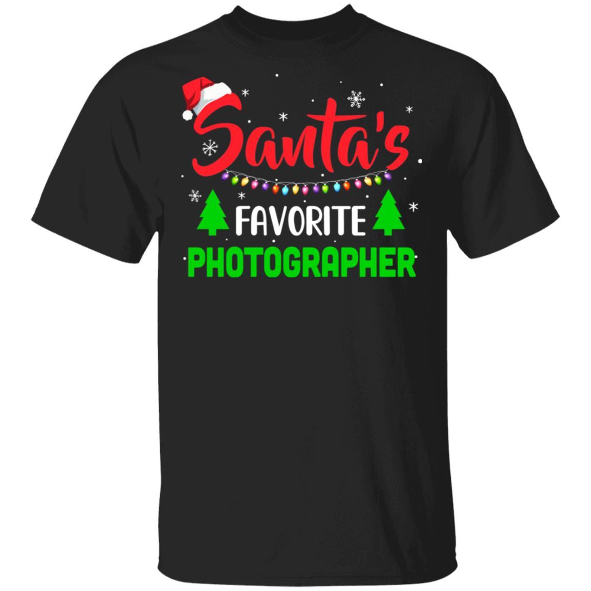 Santa's Favorite Photographer Funny Christmas Xmas Gifts