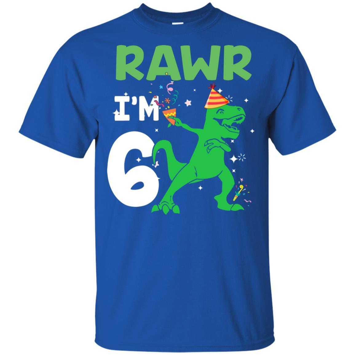 Rawr I'm 8 Birthday Gifts 2013 Dinosaur For Boys Youth-Youth Shirt-Youth T-Shirt-Royal