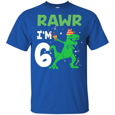 Rawr I'm 8 Birthday Gifts 2013 Dinosaur For Boys Youth-Youth Shirt-Youth T-Shirt-Royal