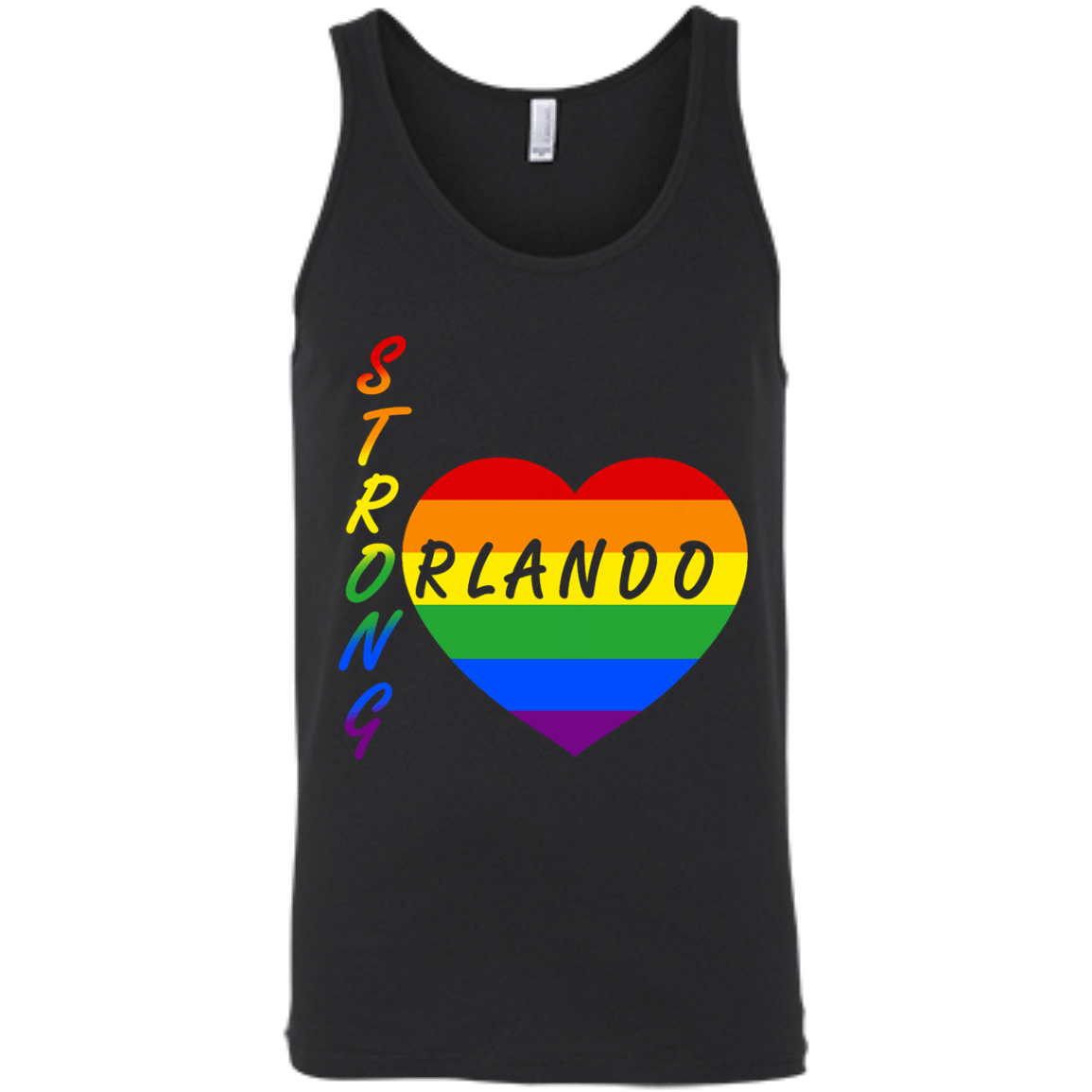 Strong Orlando-T-Shirt & Hoodie-Unisex Tank-Black