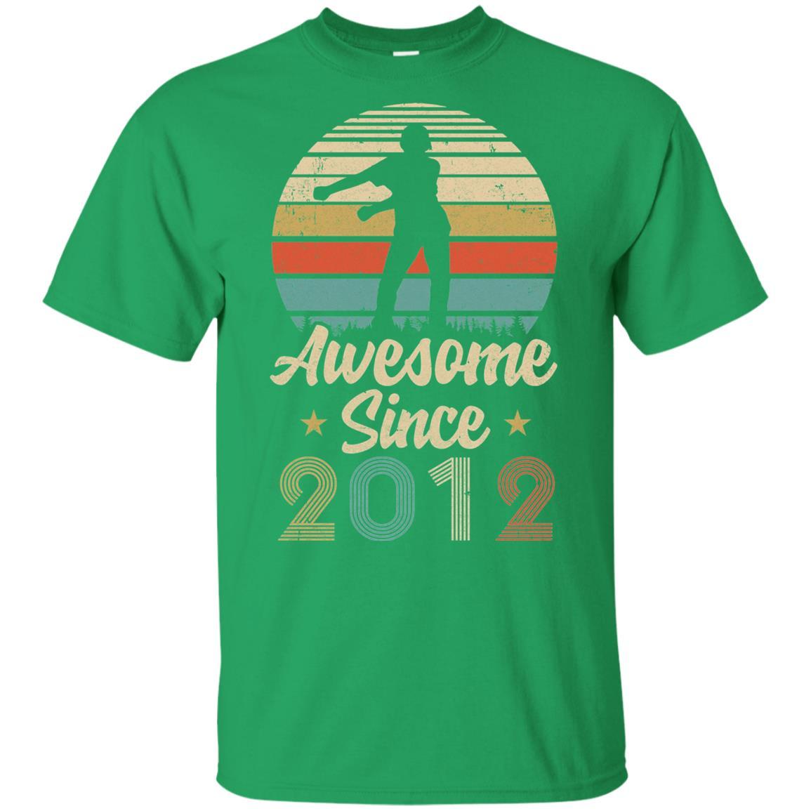 Vintage Flossing Awesome Since 2012 9th Birthday Gift Youth-Youth Shirt-Youth T-Shirt-Irish Green