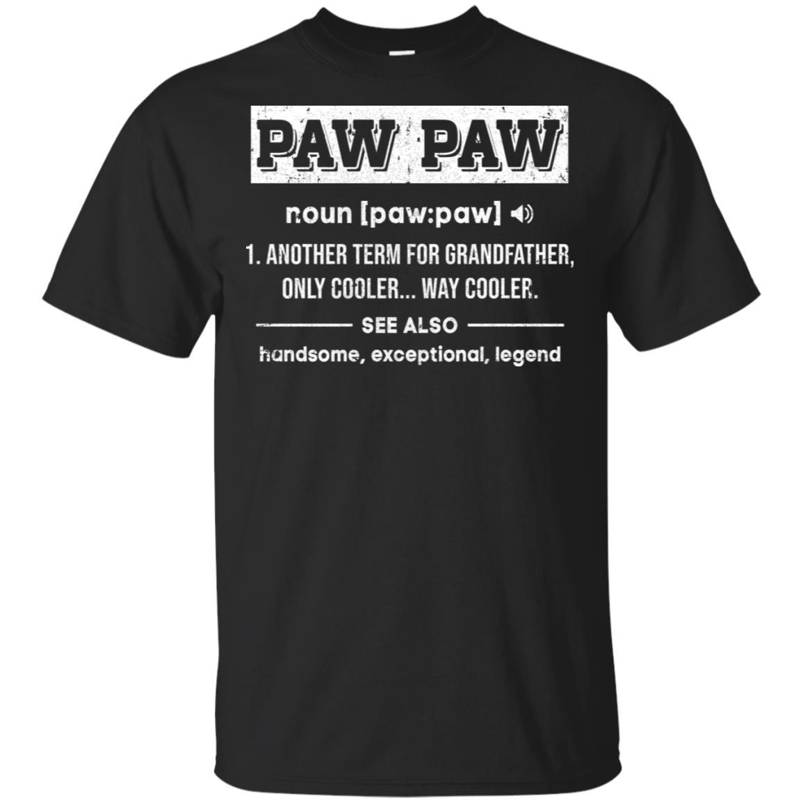 PawPaw Gifts Grandpa Definition Fathers Day-T-Shirt & Hoodie-Classic T-Shirt-Black
