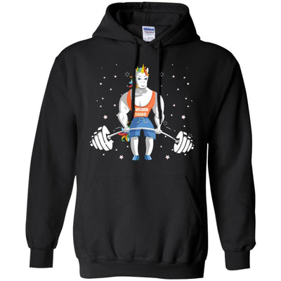 Unicorn Weightlifting Funny Workout Fitness Gym-T-Shirt & Tank Top-Pullover Hoodie-Black