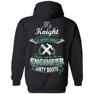 Turns out to be a Engineer In Dirty Boots-T-Shirt & Hoodie-Pullover Hoodie-Black