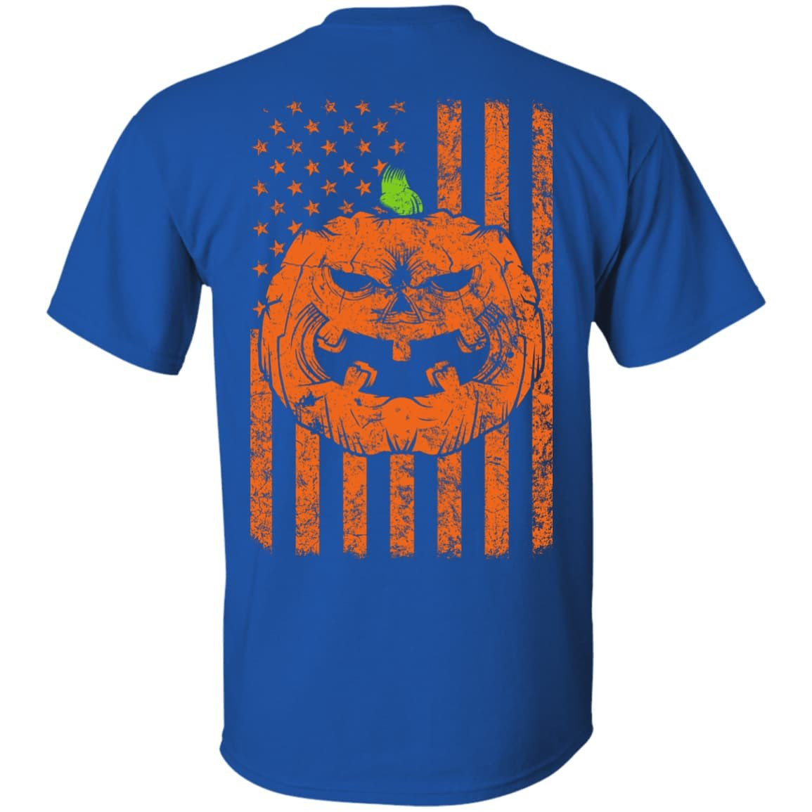 Halloween American Flag-T-Shirt & Hoodie-Classic T-Shirt-Royal
