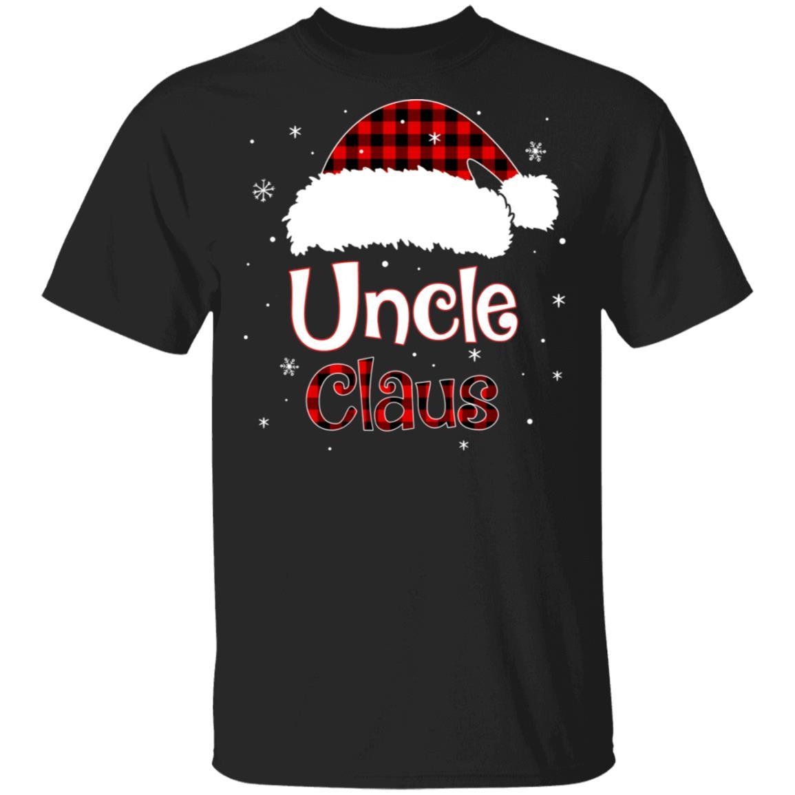 Santa Uncle Claus Red Plaid Family Pajamas Christmas Gift