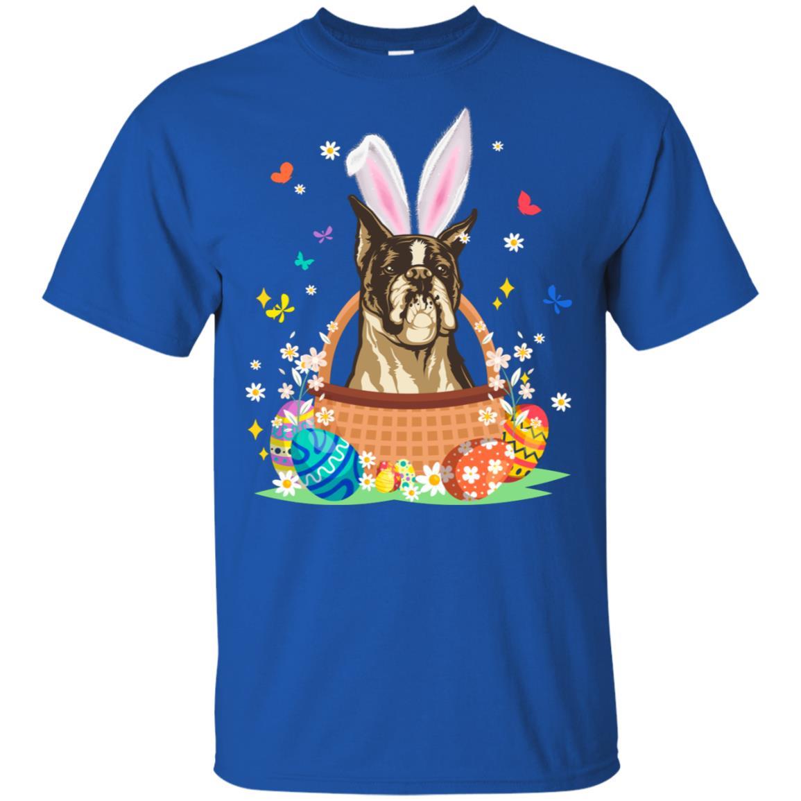 Boxer Bunny Hat Rabbit Easter Eggs-T-Shirt & Hoodie-Classic T-Shirt-Royal