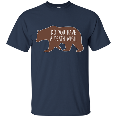 Proper way to pet a Bear lover-T-Shirt & Hoodie-Classic T-Shirt-Navy