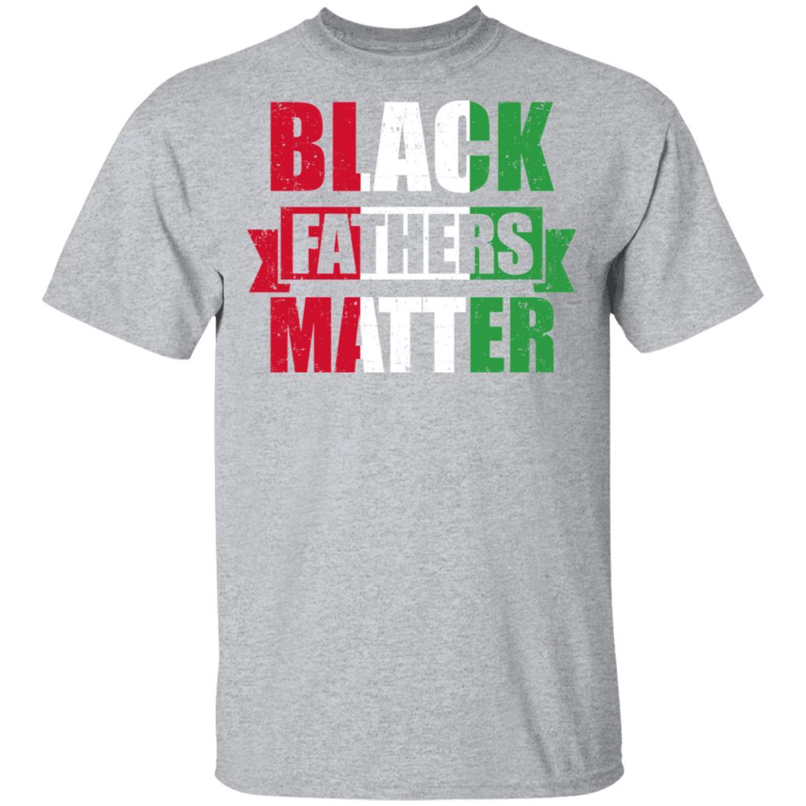 Black Fathers Matter Dad Fathers Day-T-Shirt & Hoodie-Classic T-Shirt-Sport Grey