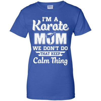 Funny Karate Mom Fighting Kyokushin Gifts-T-Shirt & Hoodie-Women's T-Shirt-Royal