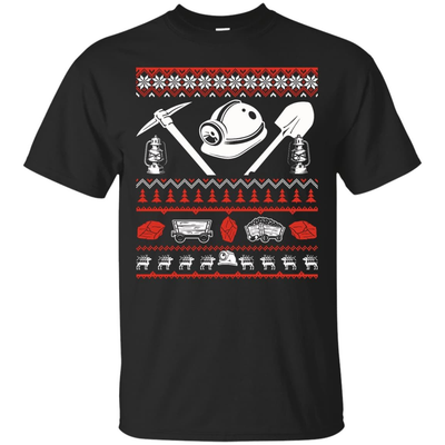 Coal Miner Christmas Sweater-T-Shirt & Hoodie-Classic T-Shirt-Black