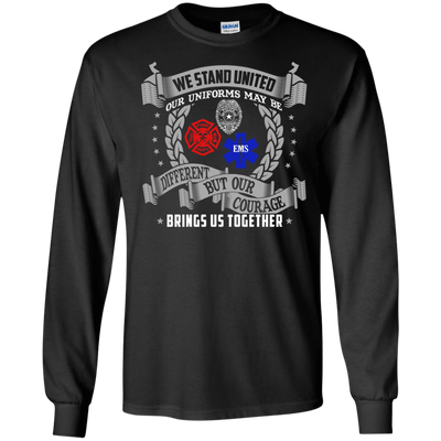 We Stand United Our Uniforms Brings Us Together-T-Shirt & Hoodie-Long Sleeve T-Shirt-Black