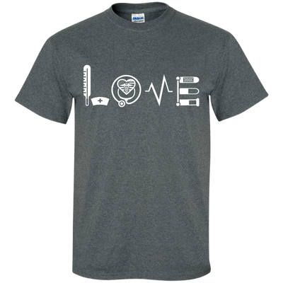 MY LOVE NURSING NURSE-T-Shirt & Hoodie-Classic T-Shirt-Dark Heather