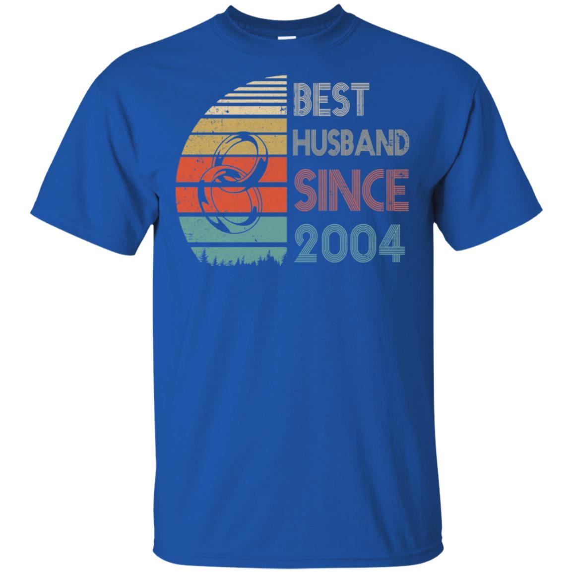 17th Wedding Anniversary Gifts Best Husband Since 2004-T-Shirt & Hoodie-Classic T-Shirt-Royal