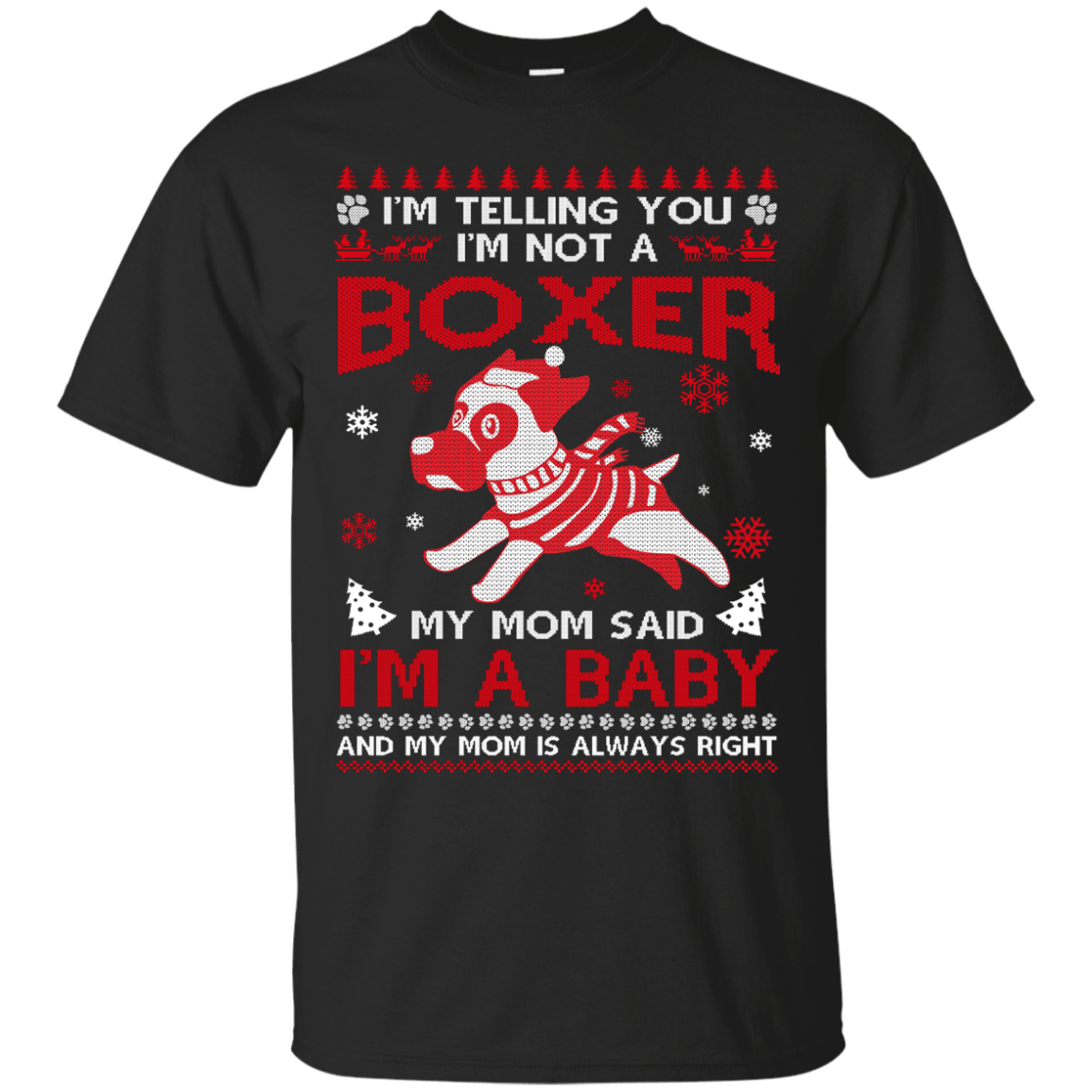 I'm Telling You I'm Not A Boxer-T-Shirt & Hoodie-Classic T-Shirt-Black