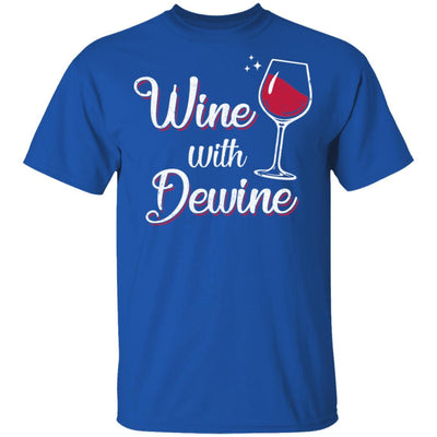 Wine With Dewine Drinking Game Ohio-T-Shirt & Tank Top-Classic T-Shirt-Royal