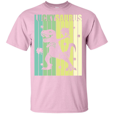 Happy St Pat Rex Day Dinosaur T-Rex Kids Patricks Day Youth-Youth Shirt-Youth T-Shirt-Light Pink