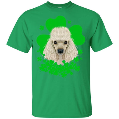 Poodle St. Patrick's Day Clovers-T-Shirt & Hoodie-Classic T-Shirt-Irish Green