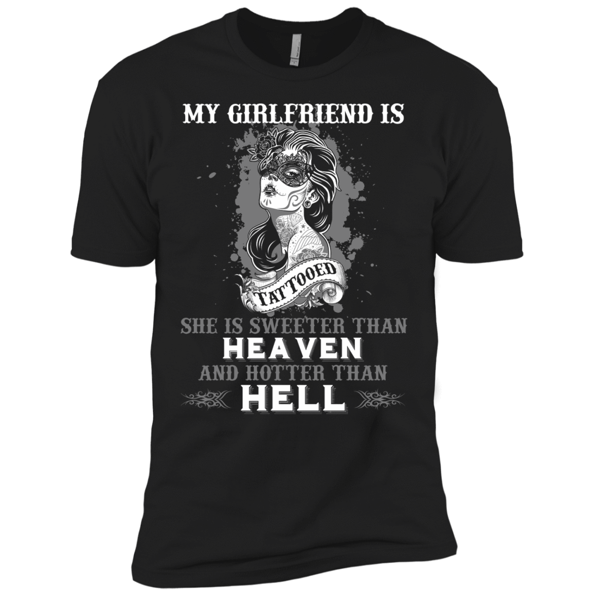 My Girlfriend Is Tattooted-T-Shirt & Hoodie-Premium T-Shirt-Black