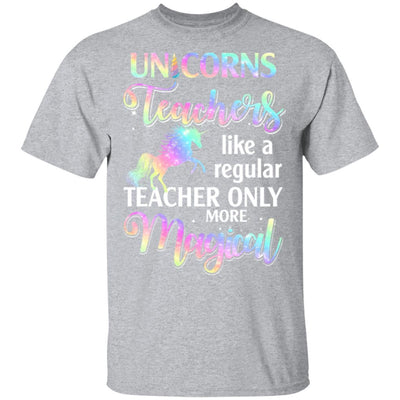 Unicorn Teachers Like A Regular Teacher Only More Magical-T-Shirt & Hoodie-Classic T-Shirt-Sport Grey