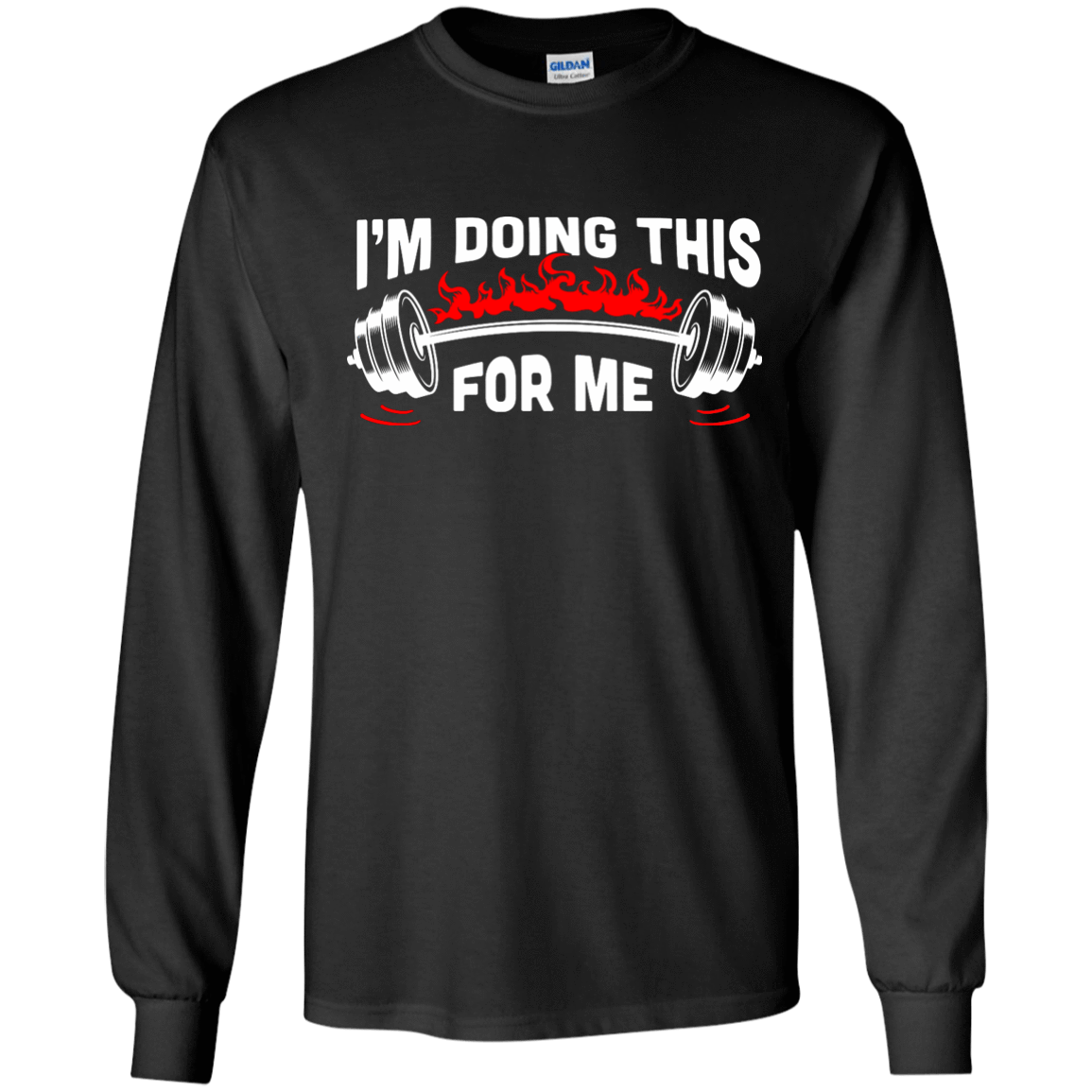 I'm Doing This For Me-T-Shirt & Hoodie-Long Sleeve T-Shirt-Black
