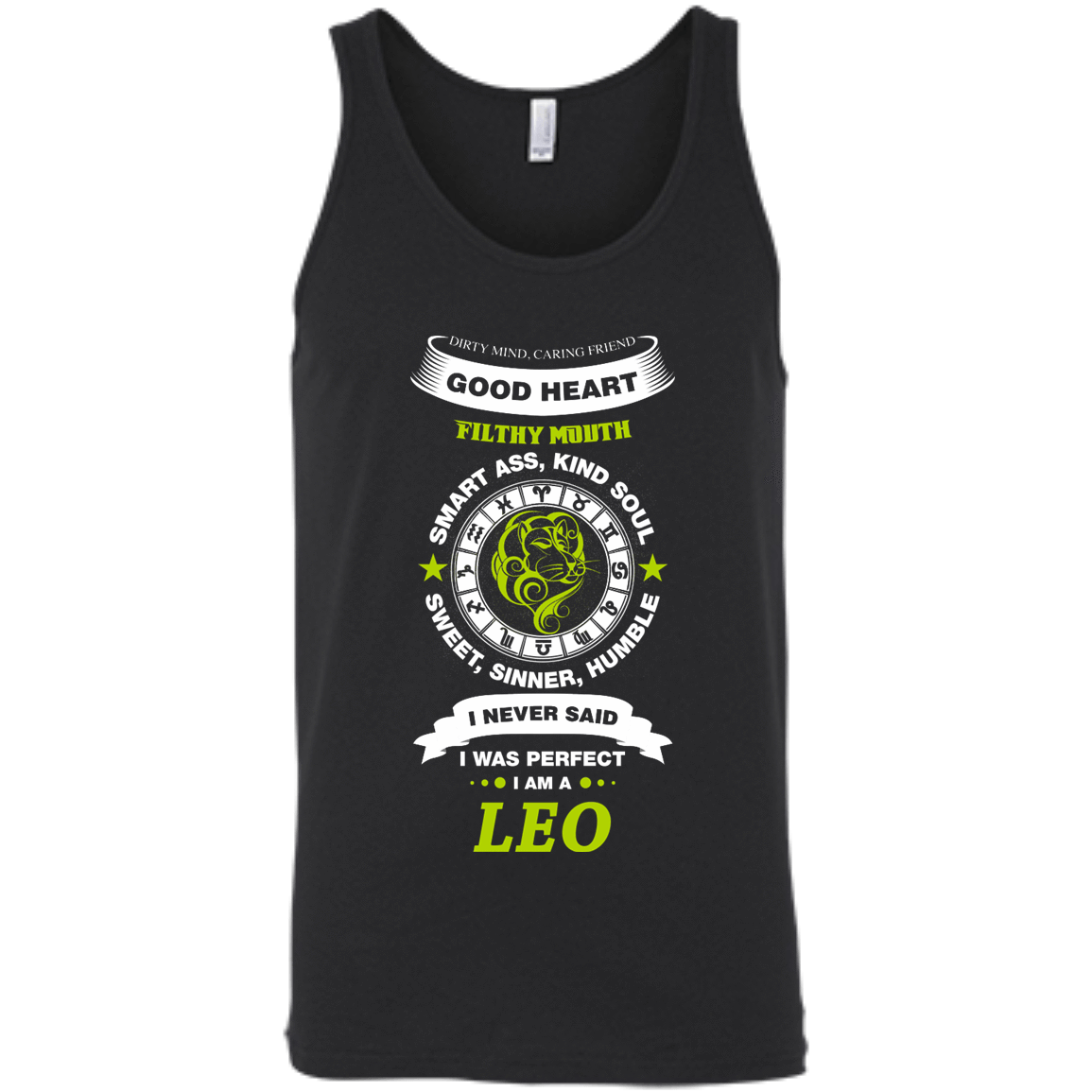 I Never Said I Was Perfect I Am A LEO-T-Shirt & Hoodie-Unisex Tank-Black