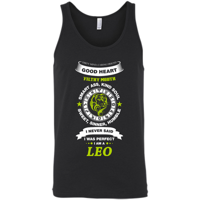 I Never Said I Was Perfect I Am A LEO-T-Shirt & Hoodie-Unisex Tank-Black