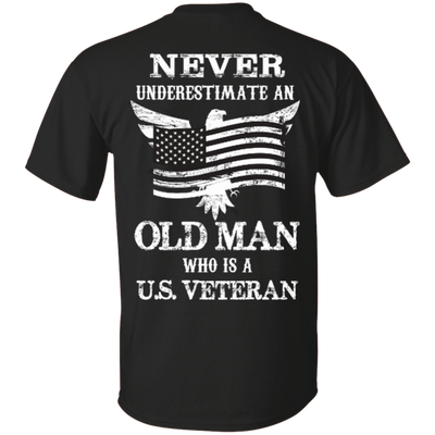 Never Undetimate US veteran-T-Shirt & Hoodie-Classic T-Shirt-Black