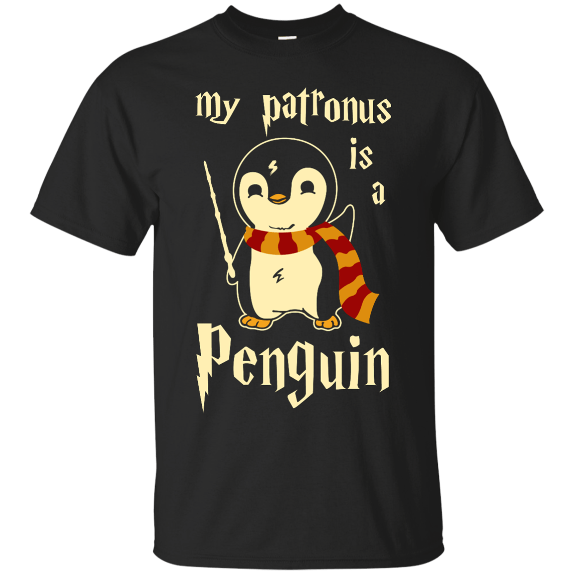 My Patronus Is A Penguin-T-Shirt & Hoodie-Classic T-Shirt-Black