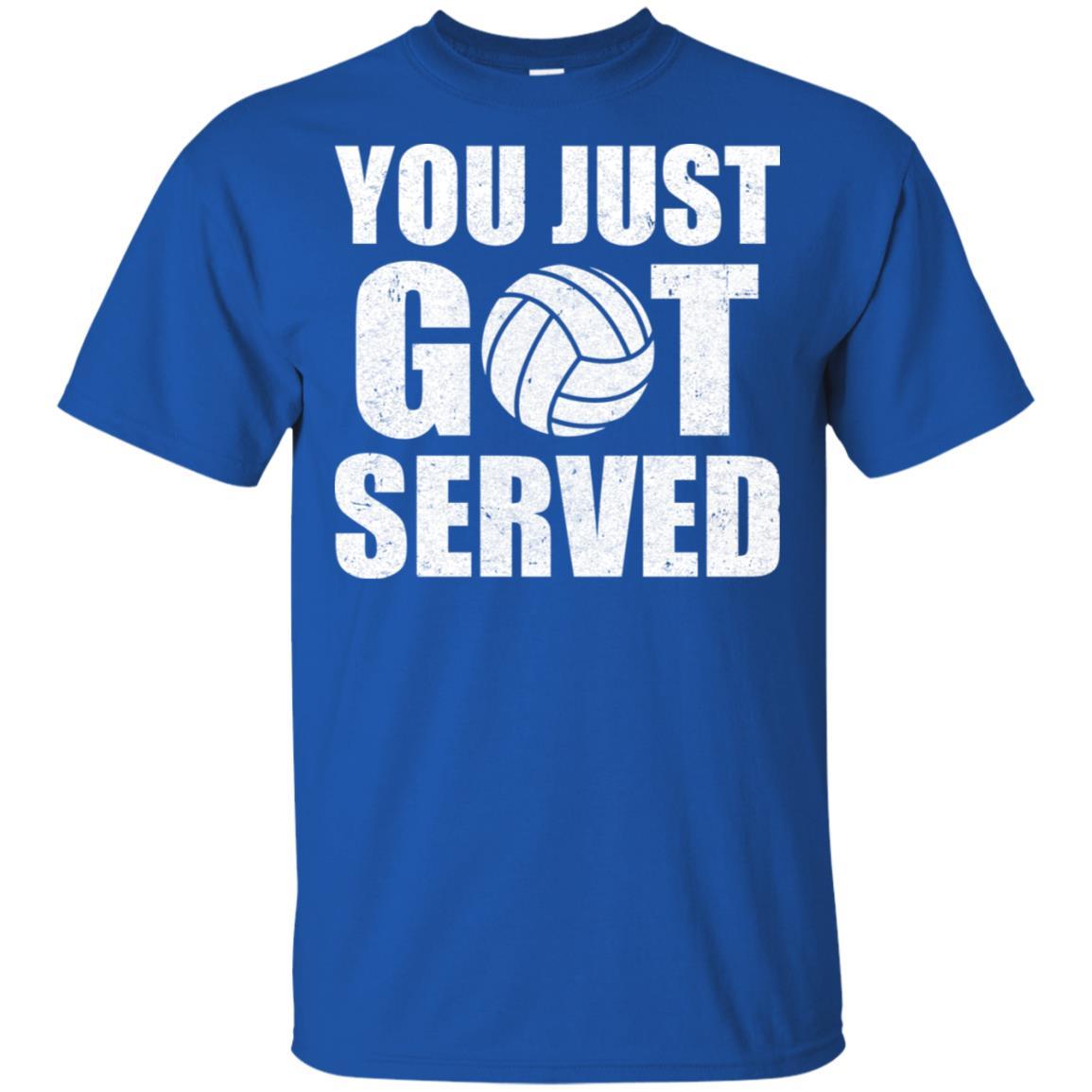 You Just Got Served Gifts For Volleyball Lovers-T-Shirt & Hoodie-Classic T-Shirt-Royal