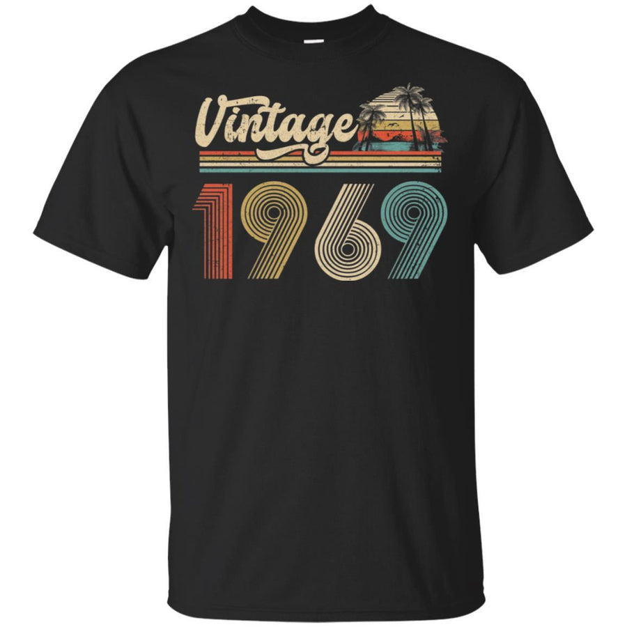 52th Birthday Gift Vintage 1969 Classic-T-Shirt & Hoodie-Classic T-Shirt-Black