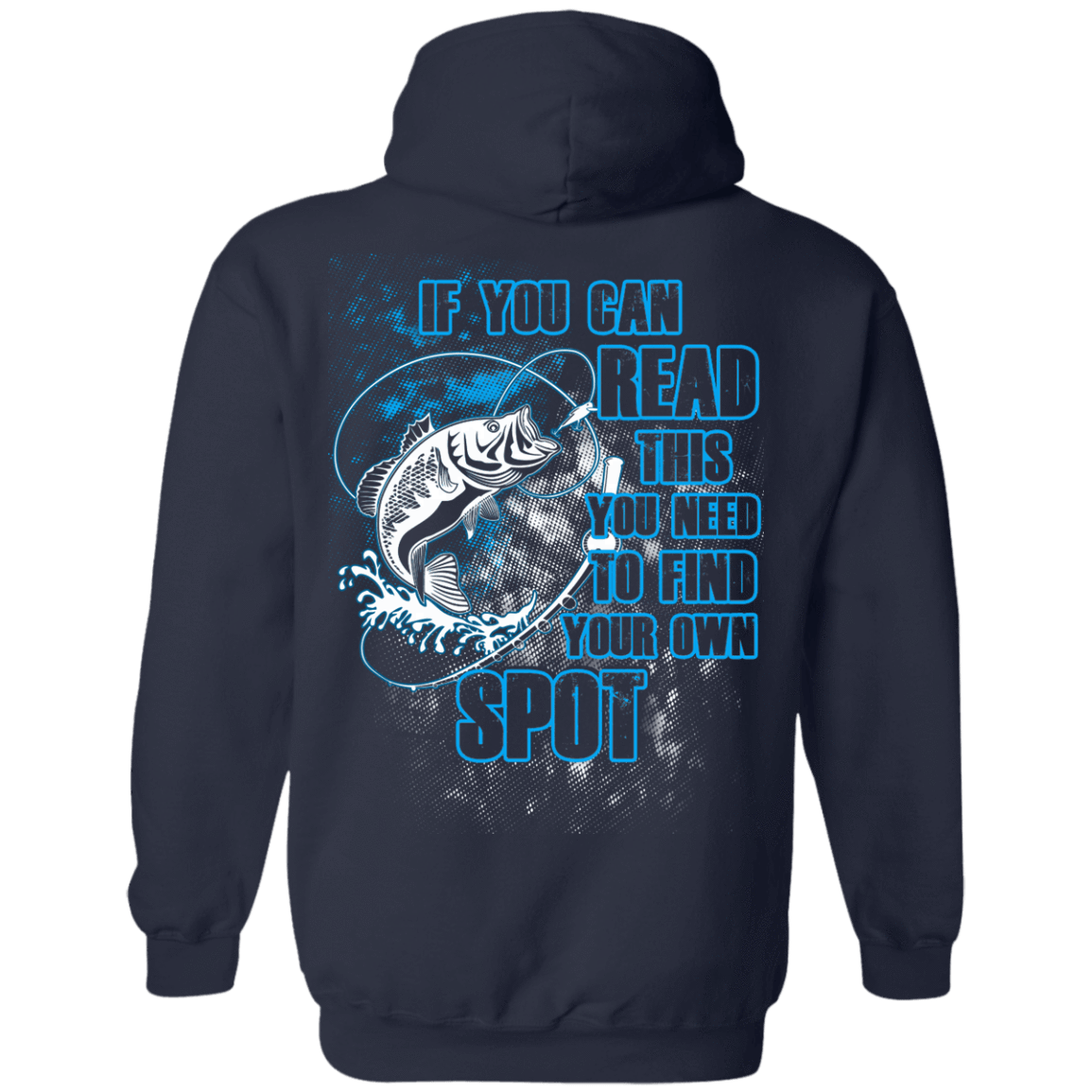 Need To Own Spot Fishing-T-Shirt & Hoodie-Pullover Hoodie-Navy