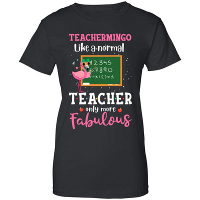 Teachermingo Like A Normal Teacher Only More Fabulous-T-Shirt & Hoodie-Women's T-Shirt-Black