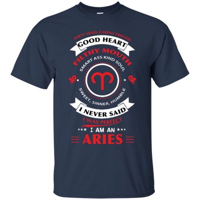 I'm An Aries-T-Shirt & Hoodie-Classic T-Shirt-Navy