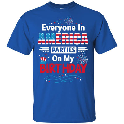 Born on July 4th Birthday Celebration Gifts-T-Shirt & Hoodie-Classic T-Shirt-Royal